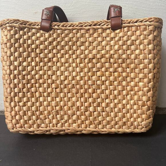 Cappelli Straworld Palm Tree Tote Bag Purse OS - Picture 4 of 6